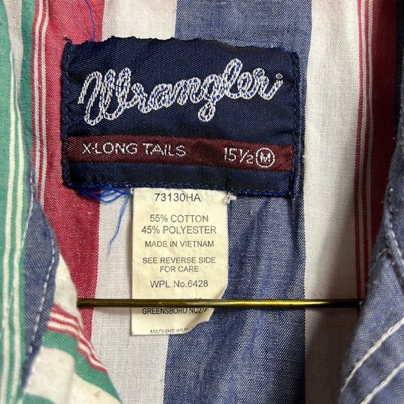 Wrangler Western Pearl Snap short Sleeve shirt - Picture 3 of 5